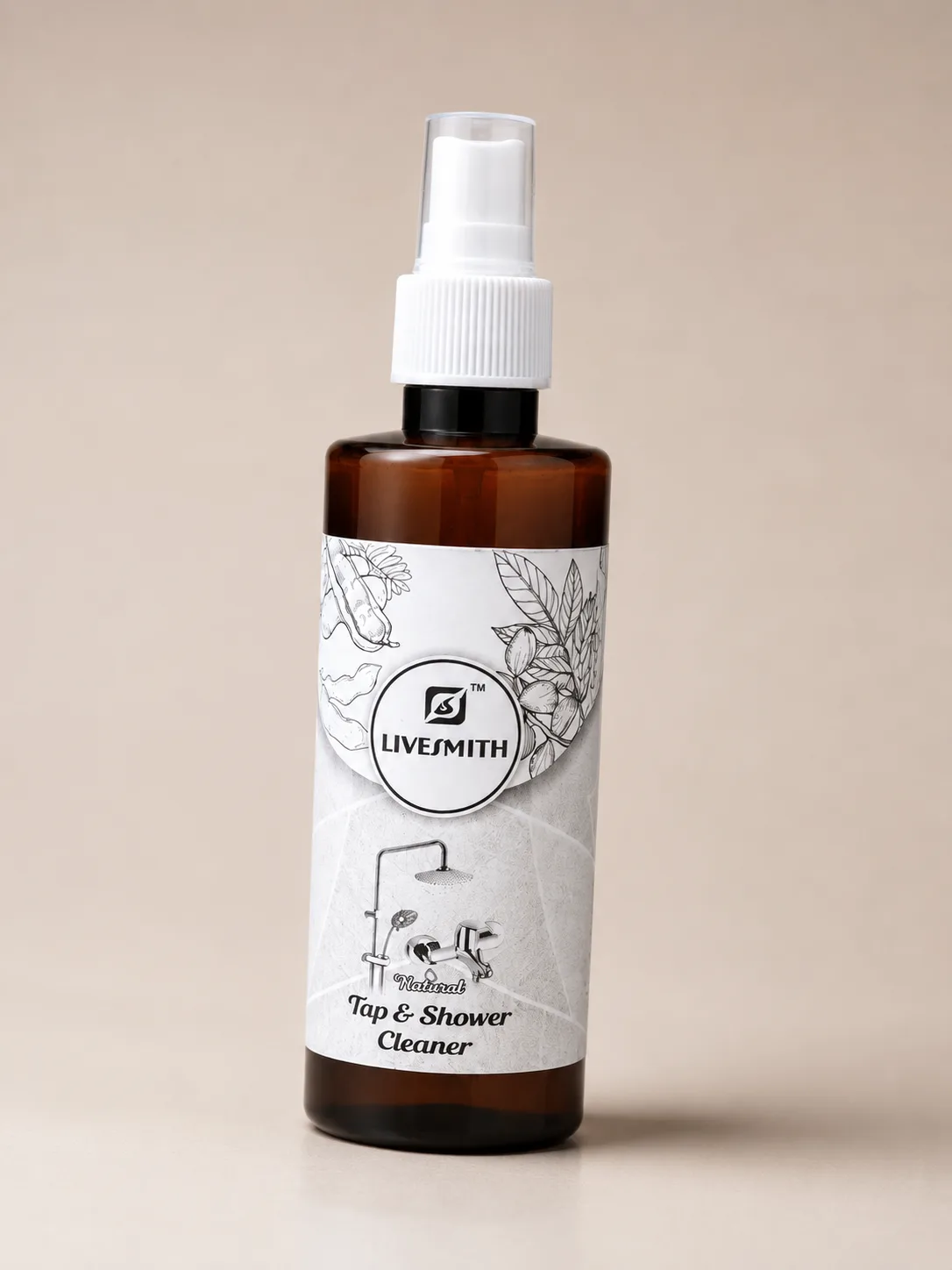 livesmith natural tap & shower cleaner 200 ml