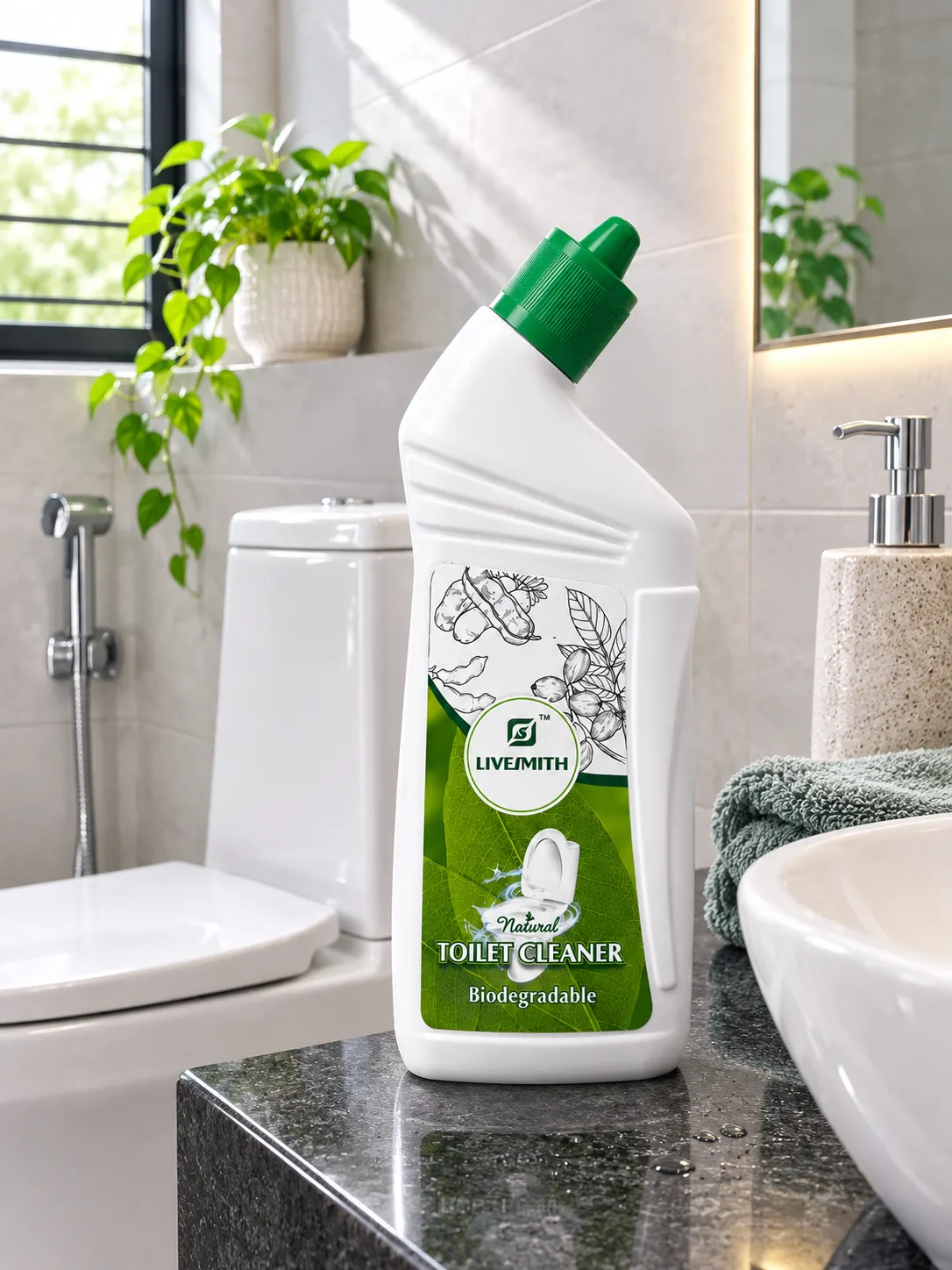 livesmith natural toilet cleaner 500 ml