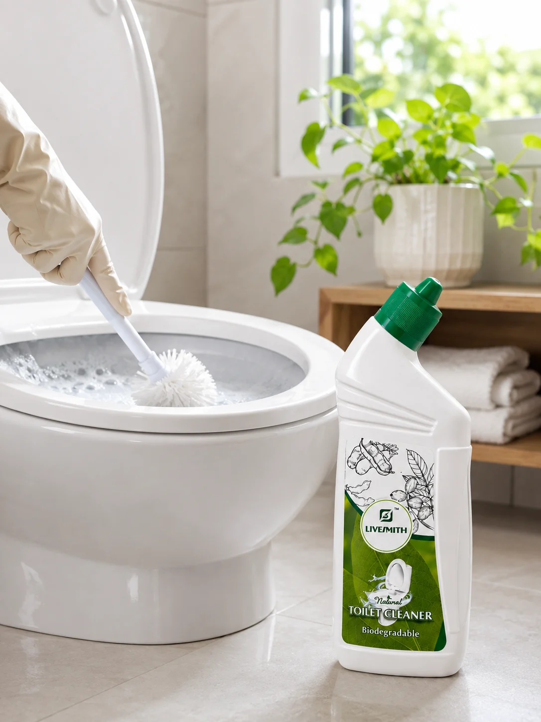 livesmith natural toilet cleaner 500 ml