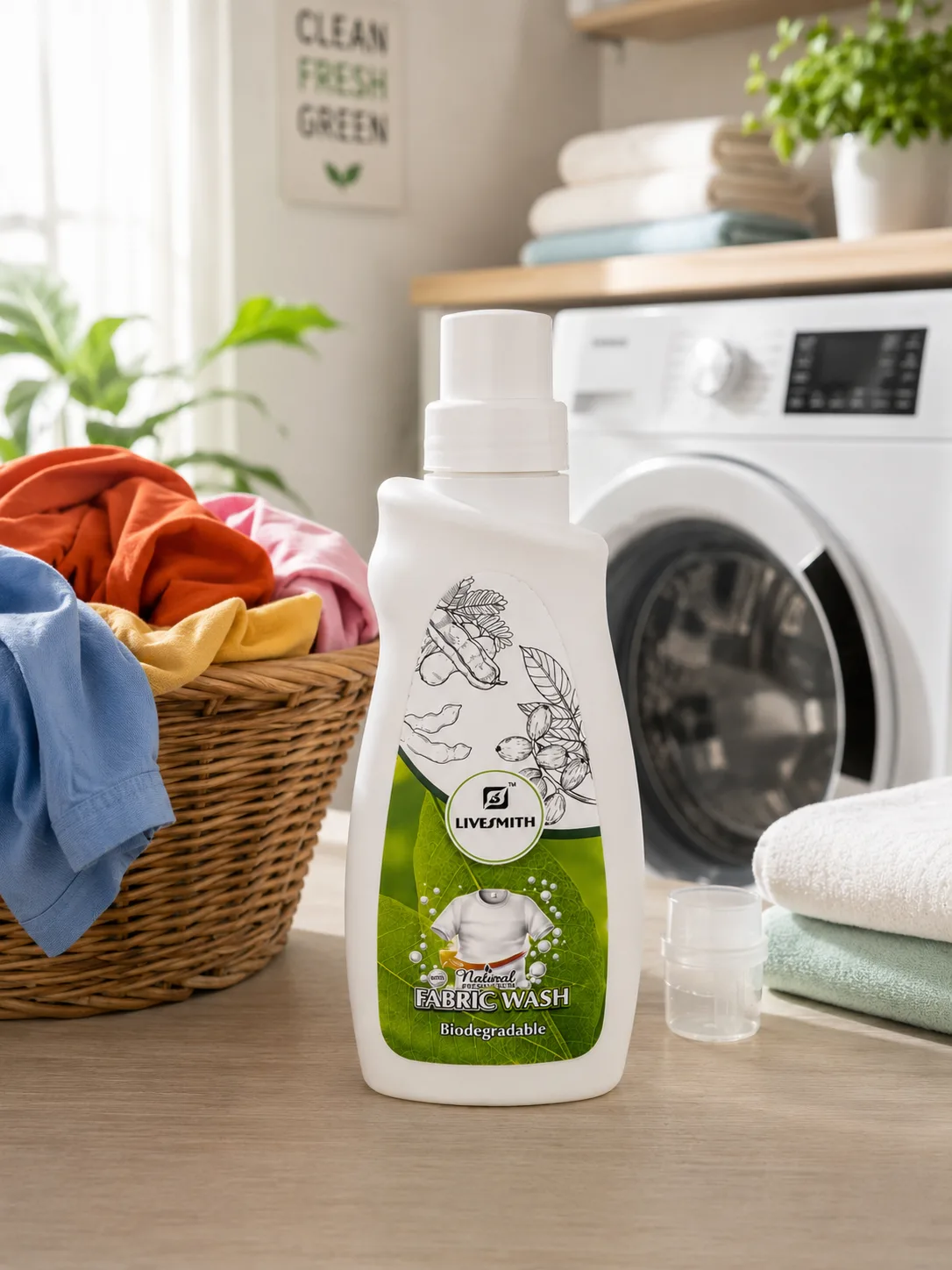 livesmith natural fabric wash 500 ml