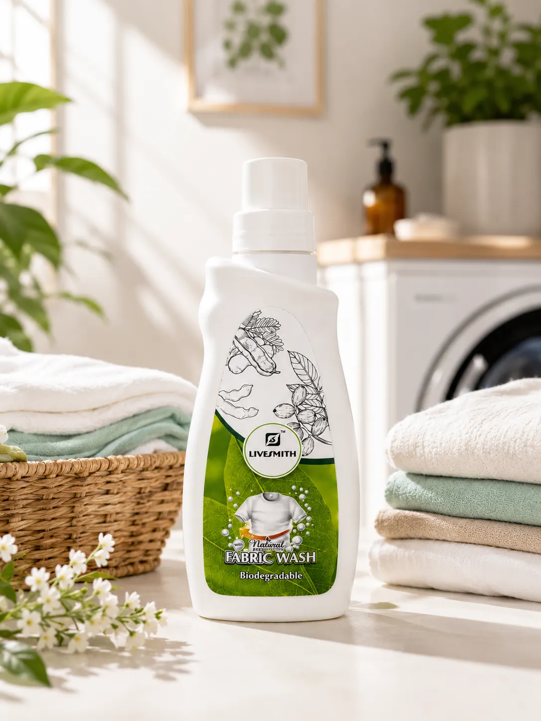 livesmith natural fabric wash 500 ml